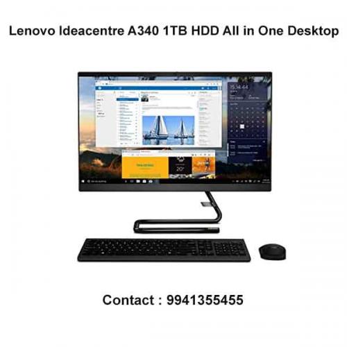 Lenovo Ideacentre A340 1TB HDD All in One Desktop price in hyderabad, telangana, nellore, vizag, bangalore
