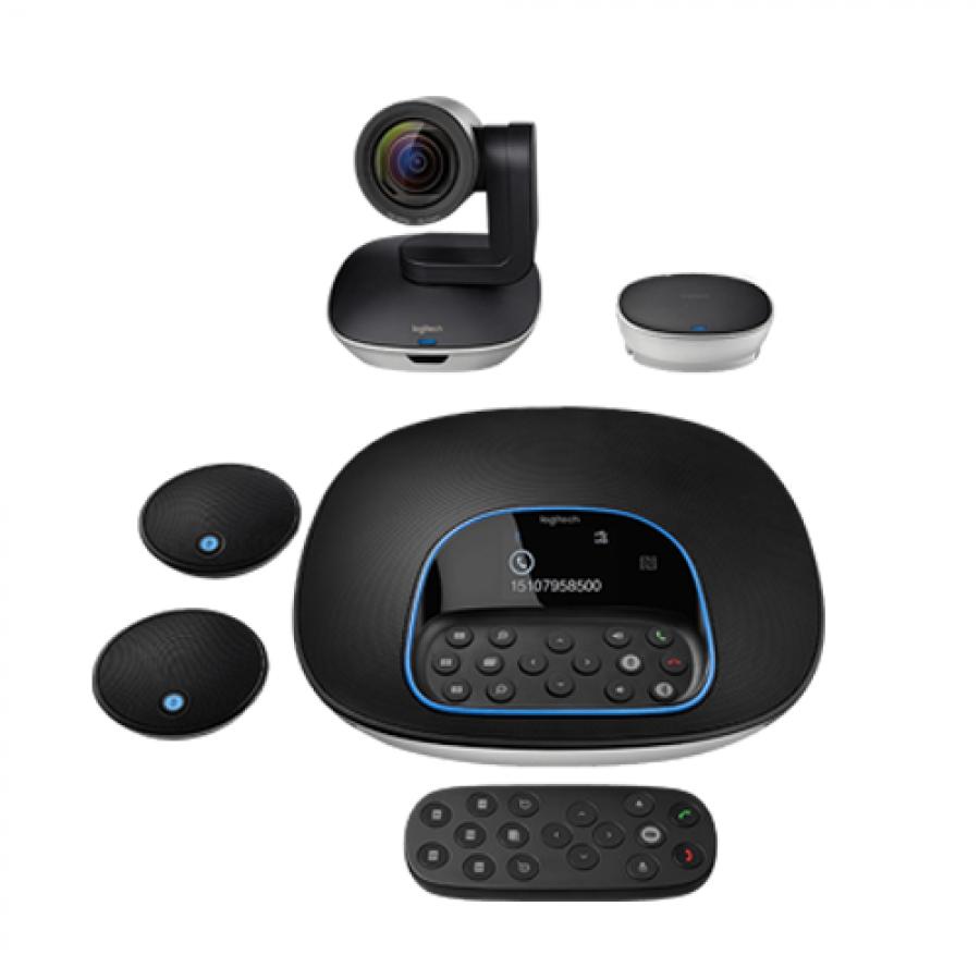 Logitech GROUP Video Conferencing System for mid to large rooms price in hyderabad, telangana, nellore, vizag, bangalore
