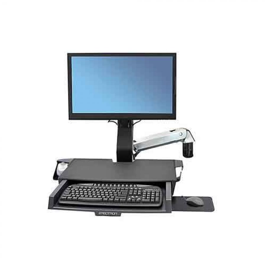 Ergotron StyleView Sit Stand Combo Arm with Worksurface price in hyderabad, telangana, nellore, vizag, bangalore