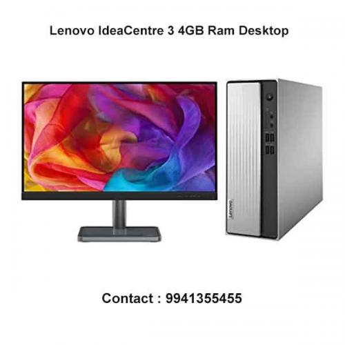 Lenovo IdeaCentre 3 4GB Ram Desktop price in hyderabad, telangana, nellore, vizag, bangalore