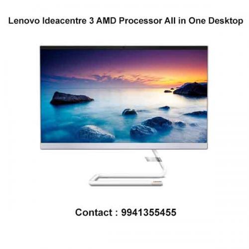Lenovo Ideacentre 3 AMD Processor All in One Desktop price in hyderabad, telangana, nellore, vizag, bangalore