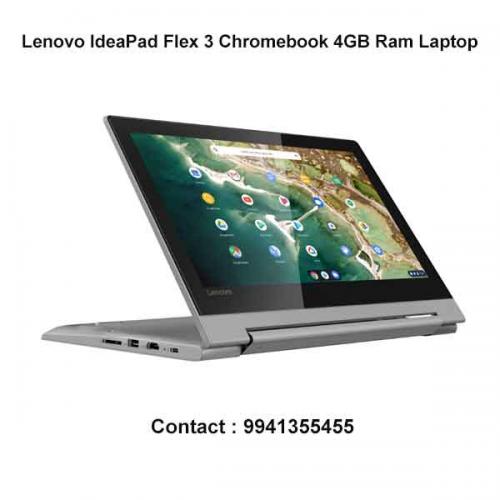 Lenovo IdeaPad Flex 3 Chromebook 4GB Ram Laptop price in hyderabad, telangana, nellore, vizag, bangalore