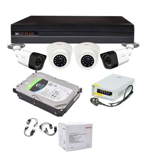 Cp Plus 2MP Dome Bullet HD CCTV Camera With 4CH DVR Kit Combo price in hyderabad, telangana, nellore, vizag, bangalore